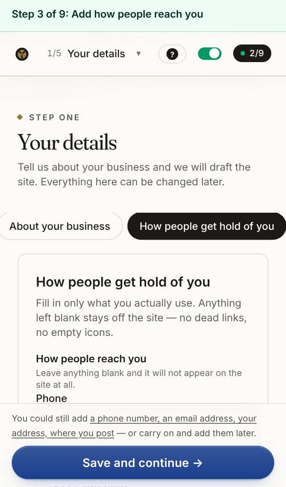 How people reach you