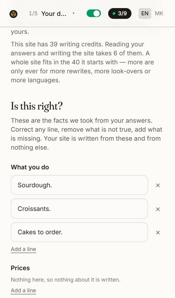 Check the facts