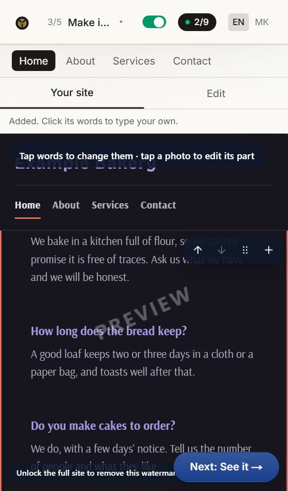 Put it in your words
